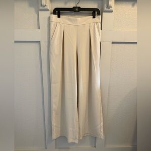 Wide Leg Cream Women’s Pants